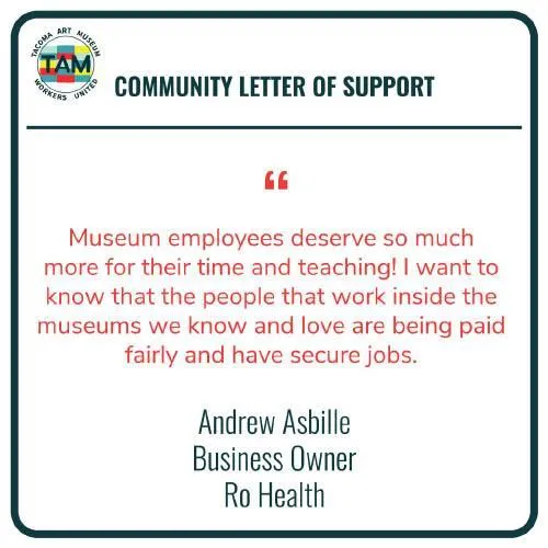 Graphic with white background and red text on it